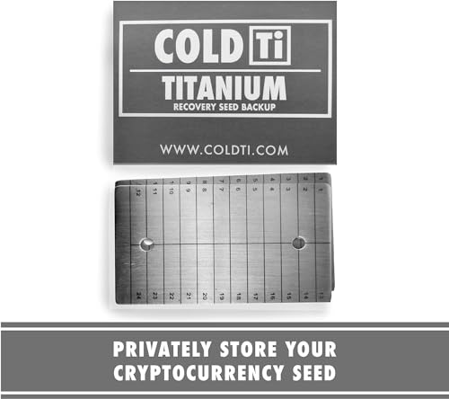 Titanium Bitcoin Seed Plates for Ultra