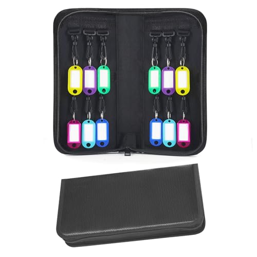 Portable Zippered Key Organizer