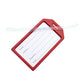 Bulk 50 Pack Premium Rigid Airline Luggage Tag Holders with 6" Worm Loops