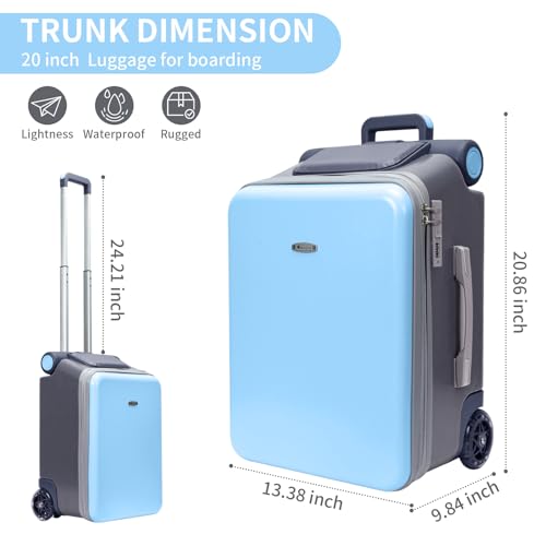 Expandable Luggage with Spinner Wheels