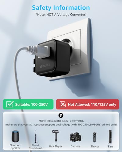 Air” Universal Travel Adapter 2500W Max AC