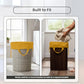 LFH Home Cotton Rich Canvas Large Laundry Bag with Handle