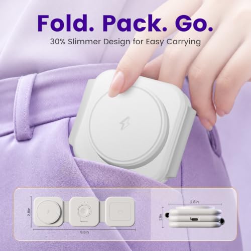 15W Magnetic Travel Charging Station