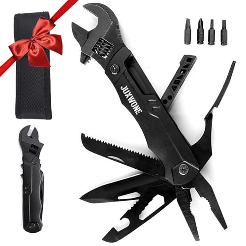 19-in-1 Adjustable Wrench Multitool with Pliers, Folding EDC Tool