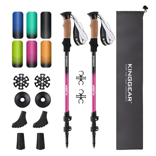 Trekking Poles 7075 Aluminum Lightweight Hiking Sticks (2 Count)