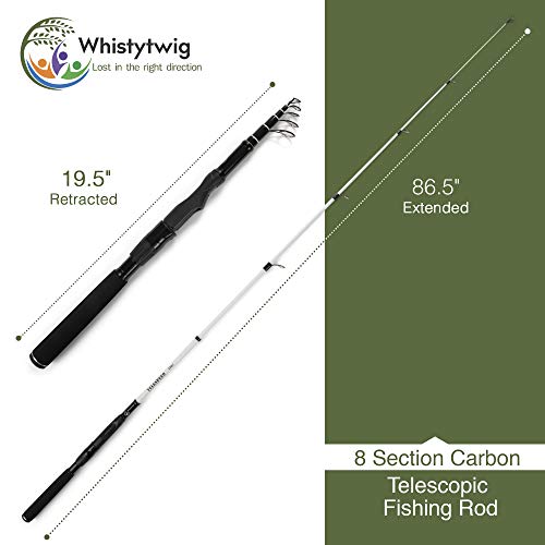 Carbon Fiber Telescopic Fishing Rod 7.2ft