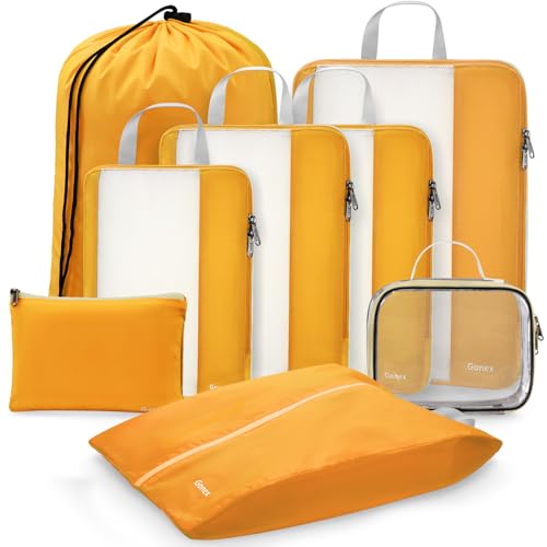 Compression Packing Cubes for Travel (8 Count)