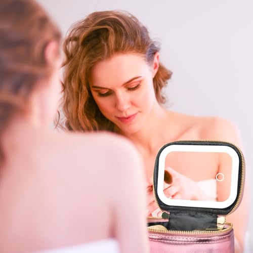 Mini Makeup Bag with Led Mirror