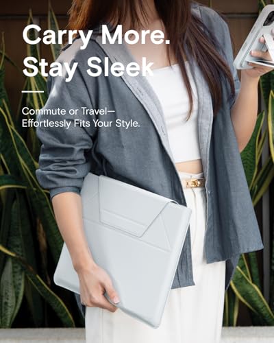 Laptop Carry Sleeve with Stand &Smart Storage for 13" Laptop for Work