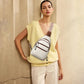 Sling Bag for Women Crossbody Bags Fanny Pack Sling Purse Backpack Vegan Leather Shoulder Bag Gifts Travel Handbag Anti Theft Beige