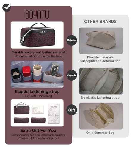 Travel Makeup Bag Organizer (3 Count)