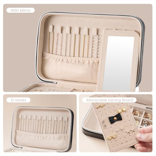 Travel Jewelry Case for Women Girls