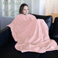 Ultra Compact 2 Pack Travel Blanket Pillows Airplane Large (2 Count)