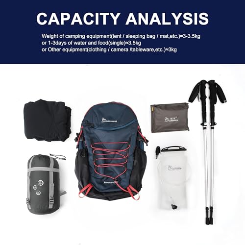 25 30L Lightweight Hiking Backpack