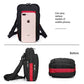 Senient Wolf Waterproof Nylon Multifunctional Phone Crossbody Bag