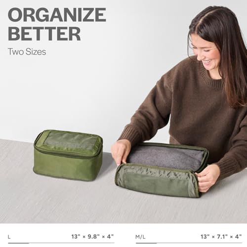 Compression Packing Cubes for Travel (2 Count)