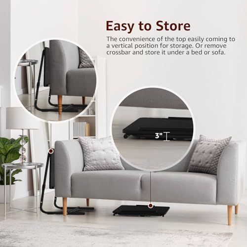 Adjustable TV Tray Black Dinner