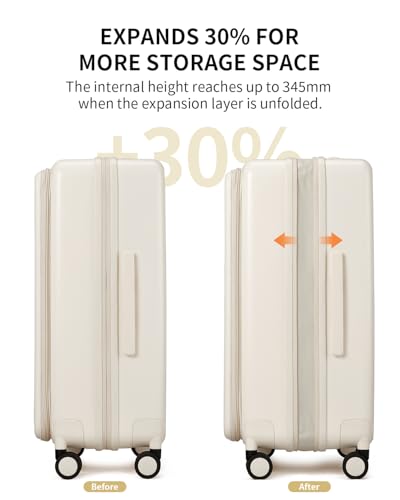 Expandable Top Opening Carry On Luggage Airline Approved