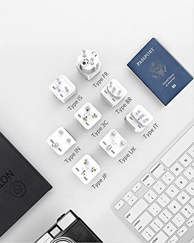 Worldwide Travel Plug Adapter Set (8 Count)