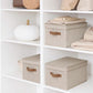 Fabric Storage Bins with Lids (3 Count)