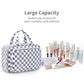 Travel Toiletry Bag for Women Large Hanging Makeup Bag Organizer Toiletries Bag for Full Size Essentials Accessories Cosmetics