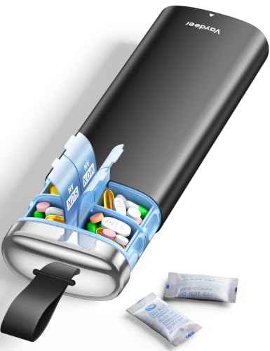 Metal Pill Organizer 2 Times a Day