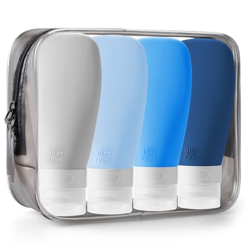 Travel Bottles for Toiletries (4 Count)