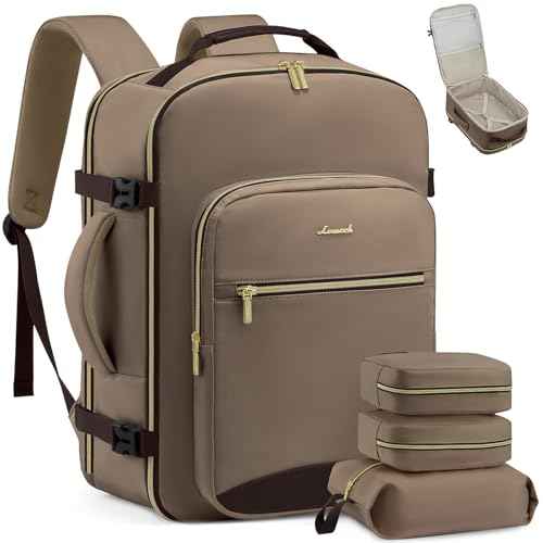 50L Travel Backpack Flight Approved Carry on Backpack