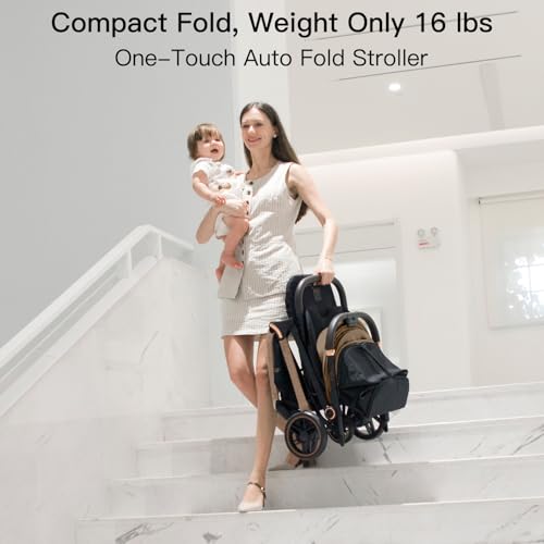 Gravity Folding Baby Stroller