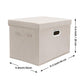 Large Storage Bins with Lids (5 Count)