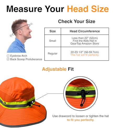 Reflective Safety Sun Hat