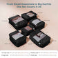 6 Pack Large Compression Packing Cubes for Travel (6 Count)