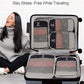 8 Set Space Saving Compression Packing Cubes Lightweight Packing Cube Black