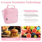 Kids Lunch box Insulated Soft Bag Mini Cooler Back to School Thermal Meal Tote Kit for Girls