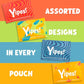 Yipes! Kids Face and Hand Wipes (48 Count)