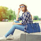 Neoprene Multipurpose Beach Bag Tote with Inner Zipper Pocket