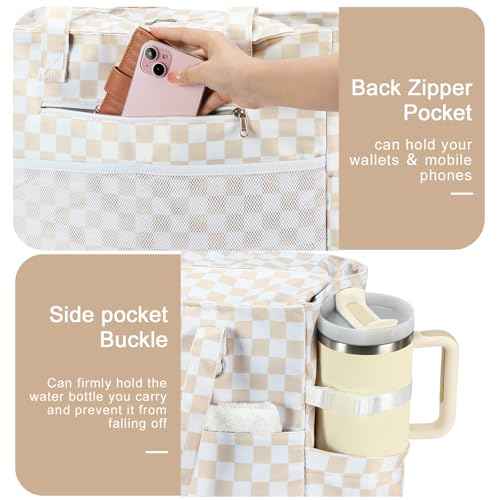 Waterproof Beach Tote Pool Bags for Women Ladies Extra Large Carry On Bag With Wet Compartment for Weekender Travel