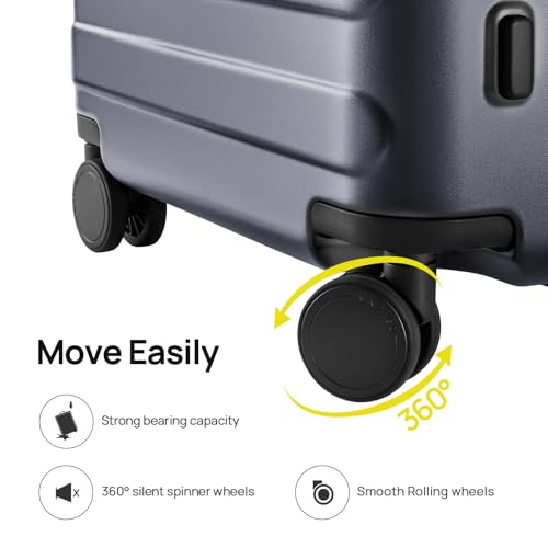 Medium Checked Luggage 24 Inch