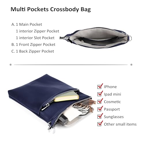 Genuine Leather Small Crossbody Bags for Women Travel Leather Purse