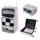 Travel Portable Hanging Shelves Closet Organizer Packing Luggage Storage with Multifunctional and Foldable Invisible Compartment