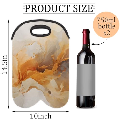 Wine Carrier Tote Personalized Bag for 2 Bottles