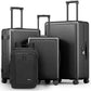 4 Piece Hardside Luggage Set with Backpack (3 Count)
