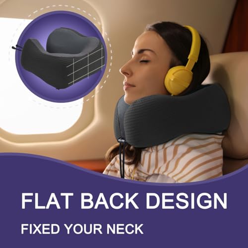 Neck Pillow for Travel with Travel Pouch