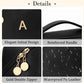 Initial Makeup Bag Personalized Gift for Women Teen Girls