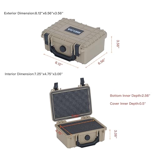 IP67 waterproof hard compact case