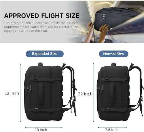 55L Carry On Backpack