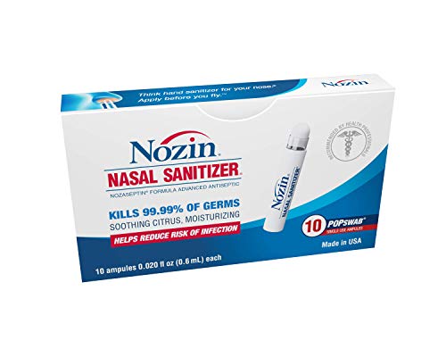 Nasal Sanitizer® Antiseptic Popswab® Ampules 10ct Pack