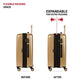 7272 Energie Expandable Hardside Luggage with Spinner Wheels and TSA Lock