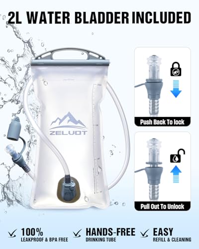 Running Vest with 2L Water Bladder