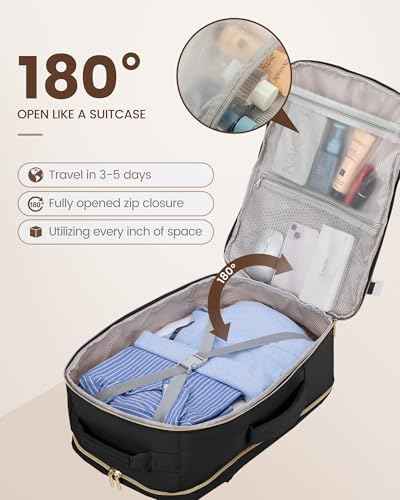 50L Travel Backpack Flight Approved Carry on Backpack